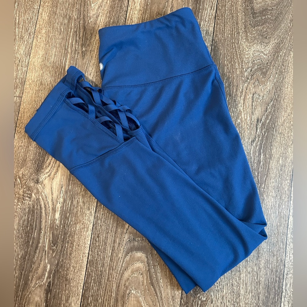 Royal blue yogalicious leggings